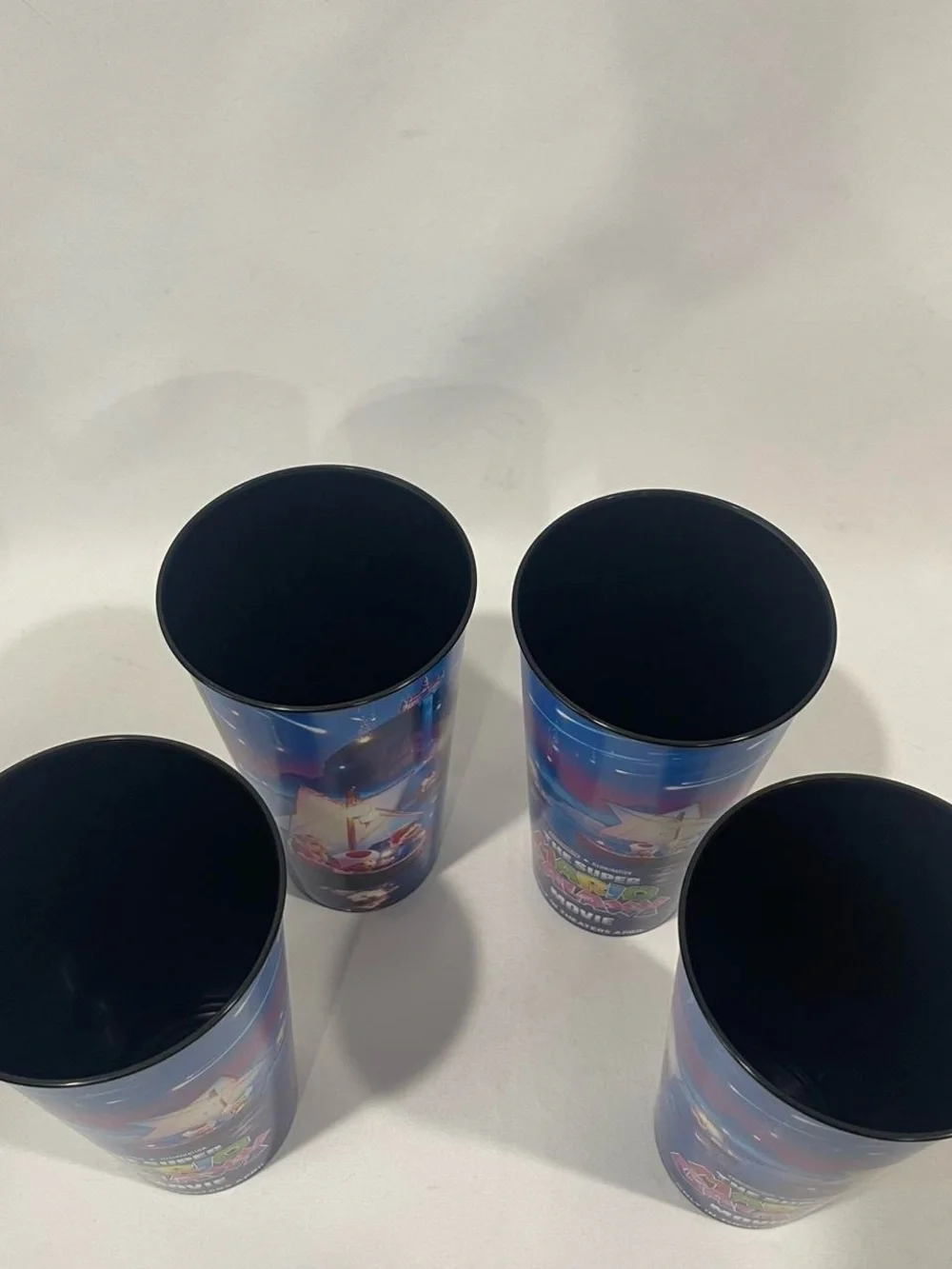 Super Mario Galaxy Movie Promo Cups Set Of 4